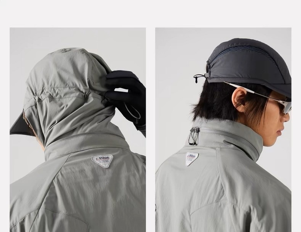 Куртка Nothomme Geometric Structure Hidden Hood Jacket