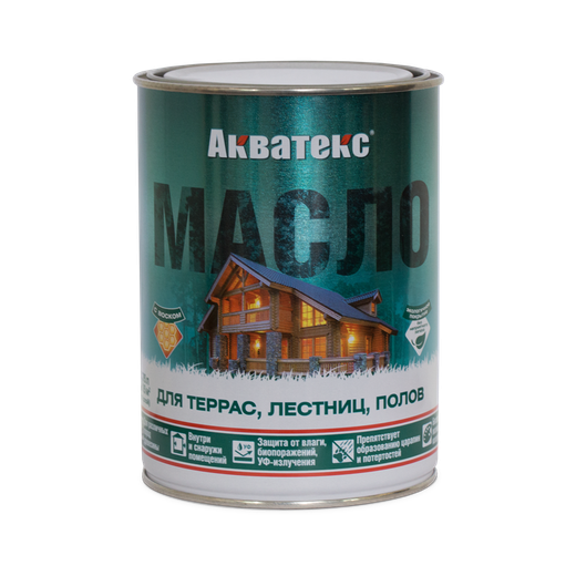 Защитно-декоративный состав АКВАТЕКС Масло для террас