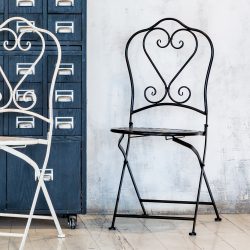 Стул складной Объект мечты Жарден черный антик OM-21061612