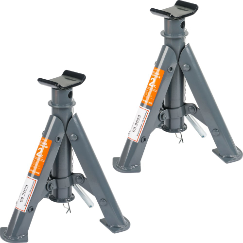 Стойка страховочная для автомобиля 2 шт MIN-275 мм, MAX-365 мм, 2 т стойки опорные AIRLINE AJSFC01