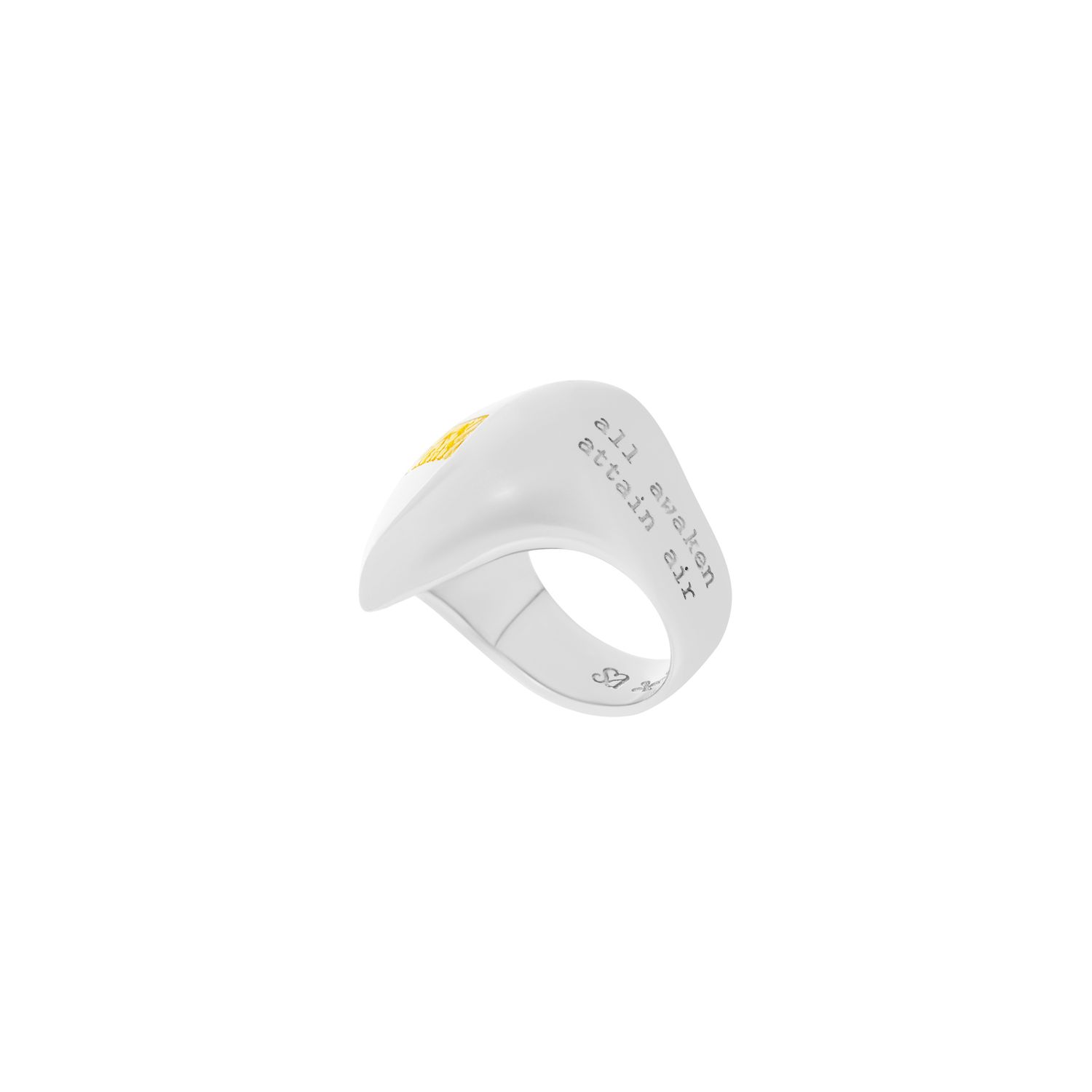 Кольцо Gold "A" Symbol Ring by Astrovskaya x VLV