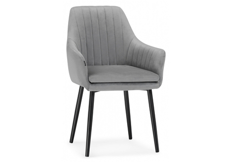 Стул на металлокаркасе Woodville на металлокаркасе Райнер MR -11, черный, ножки черные