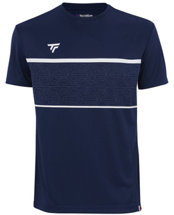 Футболка для мальчика теннисная Tecnifibre Team Tech Tee - небесный