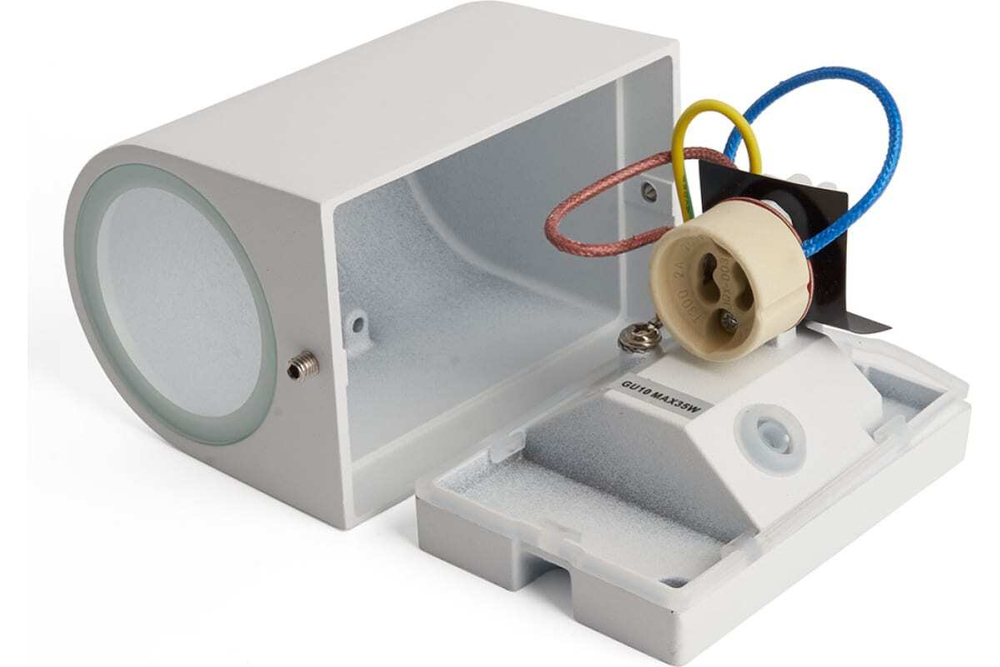 Светильник архитектурный DH014,на стену, GU10 230V, белый Feron