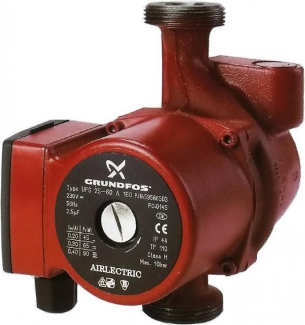 Насос циркуляционный GRUNDFOS UPS 25- 60 A 96281491 НС-0027434