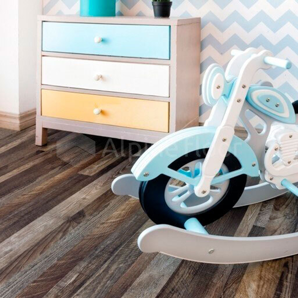 Кварцвиниловая плитка Alpine Floor Ultra ECO 5-11 Орех состаренный