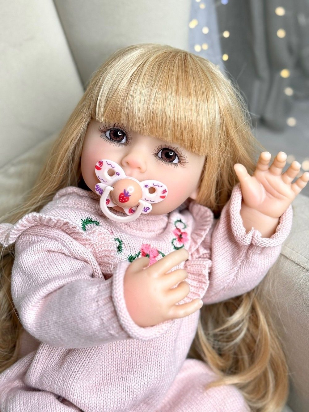 Кукла Реборн виниловая 55см (FA-309A1)