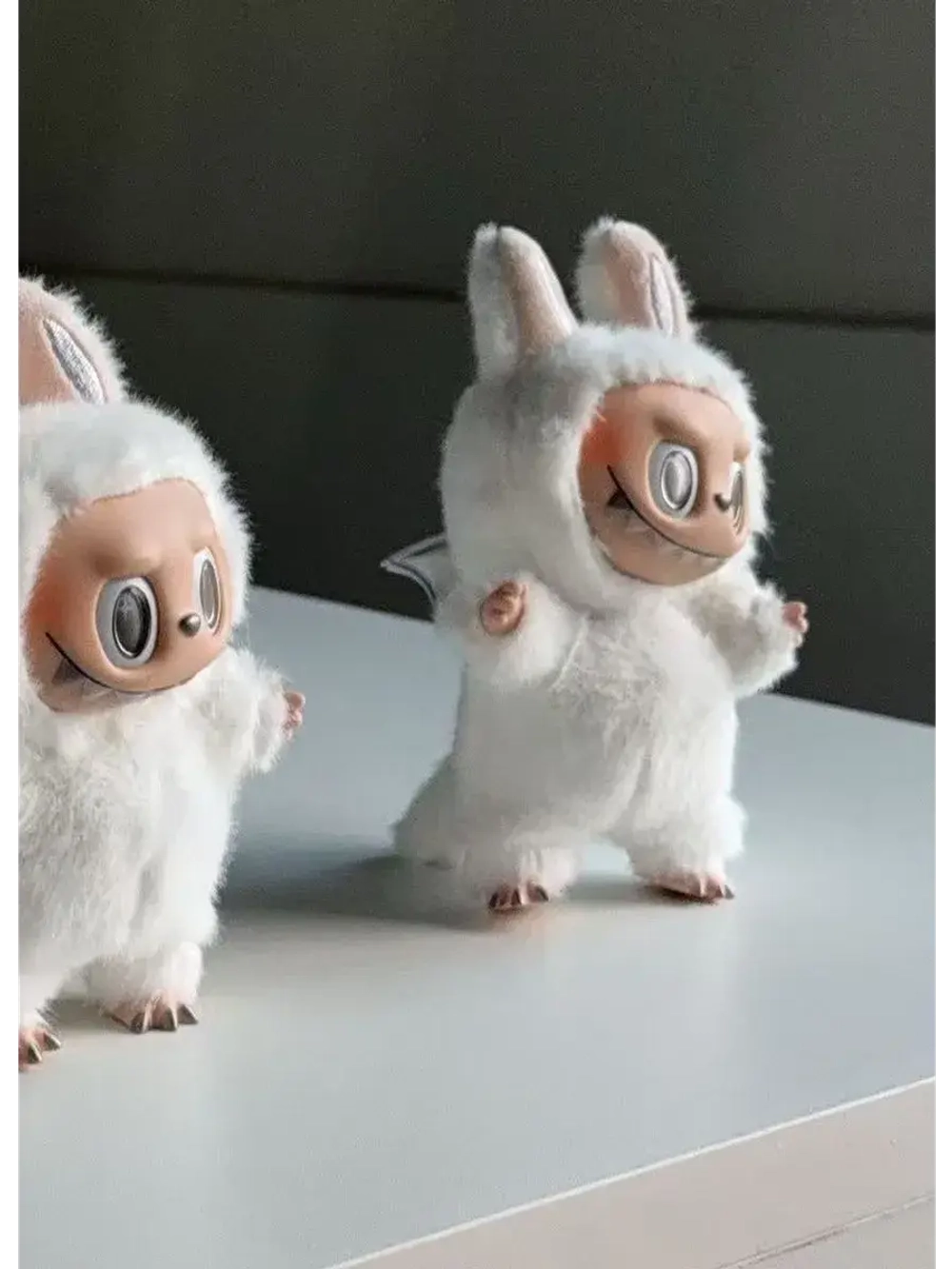 Мягкая игрушка Лабубу белый Дракоша