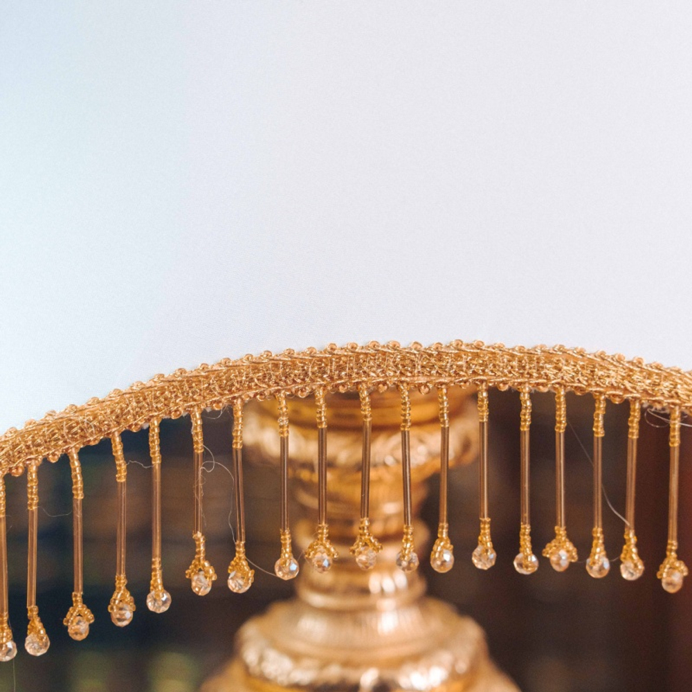 Пара настольных ламп из литой бронзы,