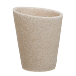 Стакан для ванной комнаты тм VETTA Дюна, смола (полирезин), бежевый, 10x7x11,5см