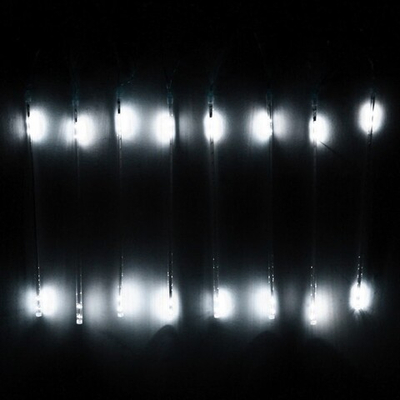 Гирлянда светодиодная 2,0 м*50 см 36 ламп LED «Тающая сосулька», Белый (8 трубок), 18 режимов