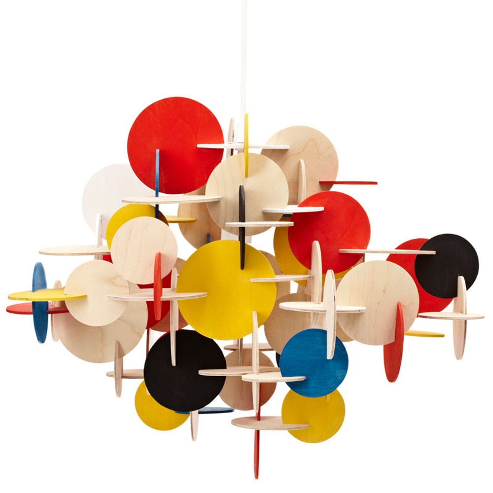 Pendant design lamp  Bau by Normann Copenhagen (Multicolored)