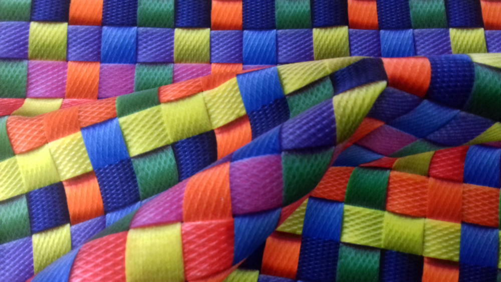 Микровелюр Xpoint (Икспоинт) 0051.01 Цветная плетенка