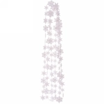 Бусы на ёлку 2,0 м «Снежинки», Белый