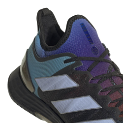 Мужские кроссовки теннисные Adidas Ubersonic 4 M Heat - grey six/blue dawn/core black