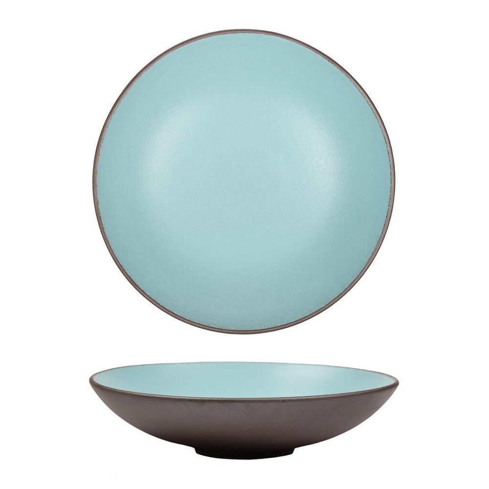 Салатник 800 мл d 23 см h5,5 cм Blue Matt New Brown Taiga P.L. [1]