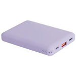 Внешний аккумулятор Uniq Fuele Mini Power Bank (8000 мА·ч) Проводная зарядка: USB-C, USB-A. Беспроводная зарядка: нет. Есть LED-индикация, поддержка PD и QC 3.0. Максимальная выходная мощность — 18 Вт