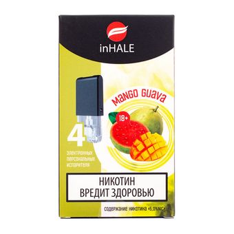 Картридж INHALE 2% HARD (упаковка - 4 шт) Манго Гуава - Mango Guava