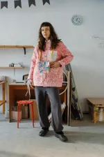 Куртка Soeurs пасхальная розовая