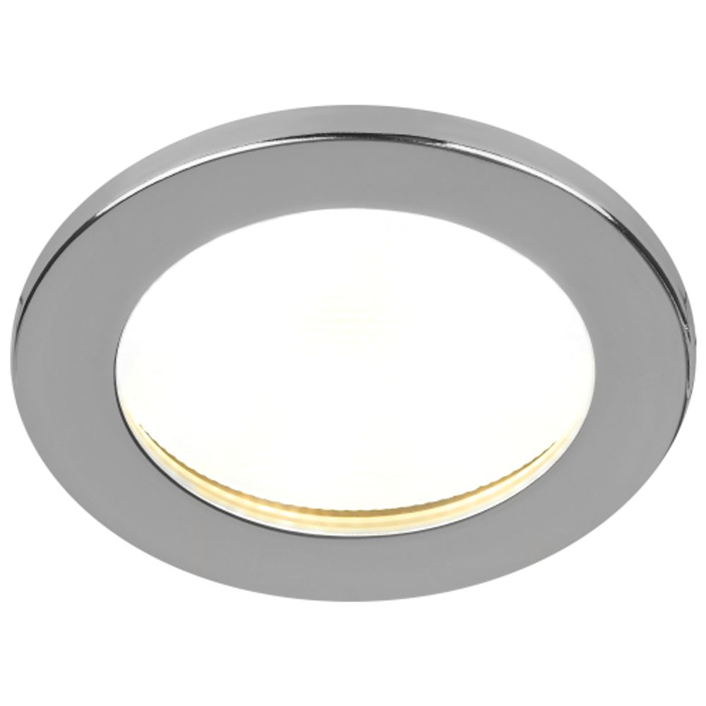 Светильник встраиваемый влагозащищенный ЭРА KL95 CH под лампу GX53 IP44 хром | 