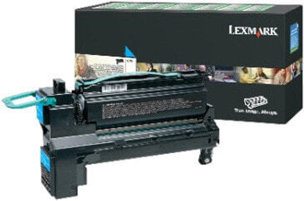 Lexmark C792X6CG тонерный картридж Подлинный Голубой 1 шт