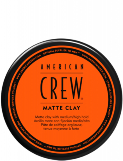 Глина матовая пластичная для укладки волос American Crew Classic Matte clay 85гр