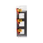 Рамка "Avanti", "Серый жемчуг", 3 поста (6 мод.)