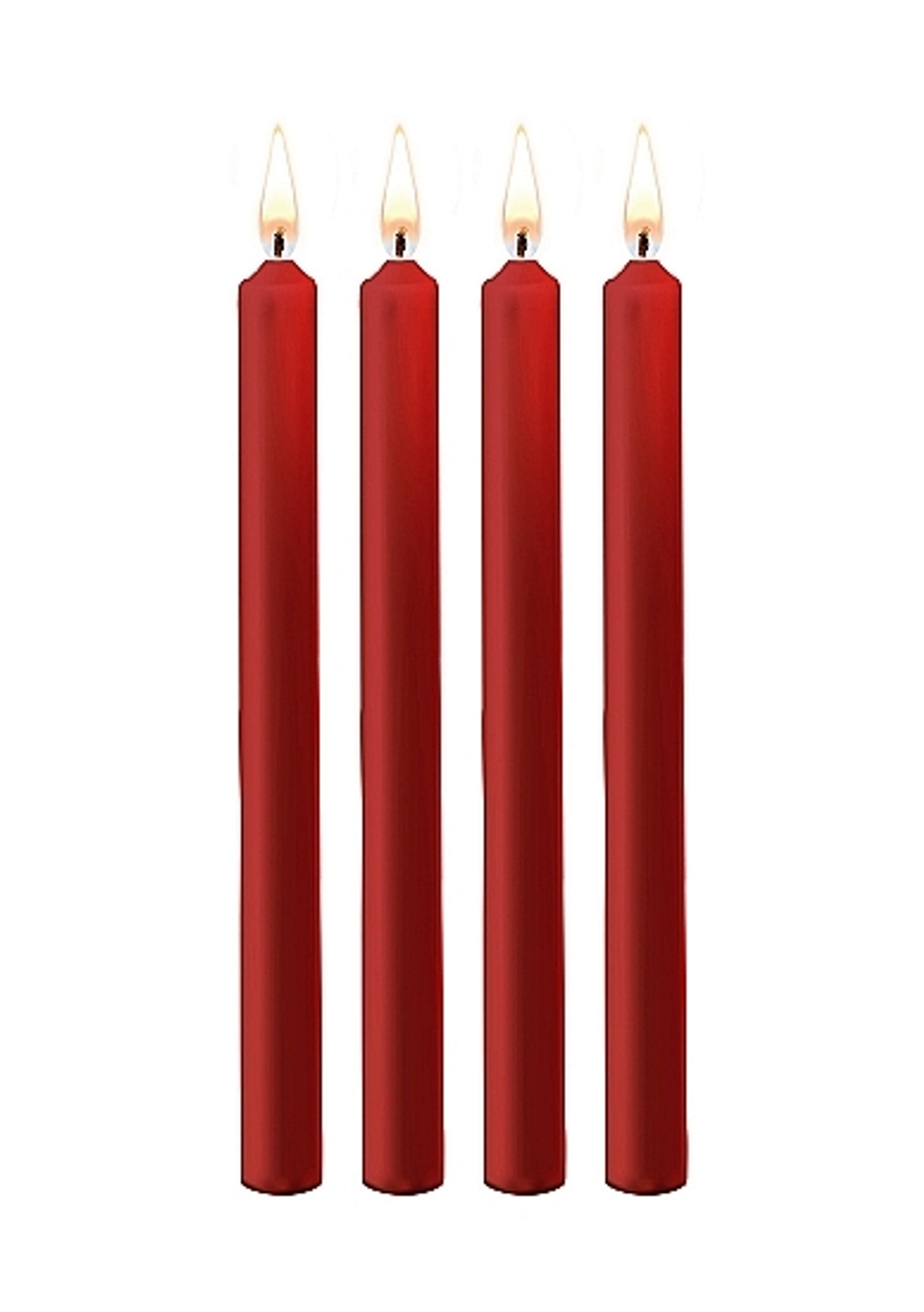 Набор красных восковых BDSM-свечей