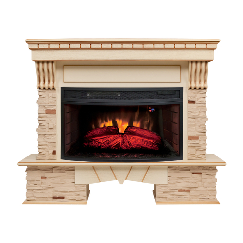 Каминокомплект Real Flame Sorento 33/33W WT с очагом Firespace 33W