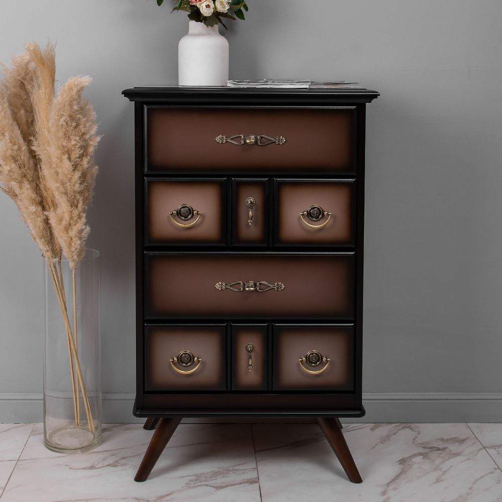 Комод Пандора - 1 с 4 ящиками Орех Шоколад
