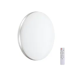 7625/EL PALE SN 000 Светильник пластик/белый/серебристый LED 72Вт 3000-6300K D500 IP43 пульт ДУ RINGO