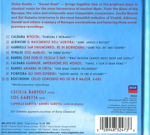 Cecilia Bartoli & Sol Gabetta, Cappella Gabetta, Andres Gabetta / Dolce Duello (Limited Deluxe Edition)(CD)