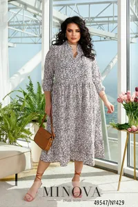 Платье 429-коричневый Minova