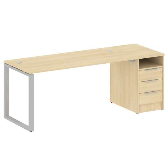 Метал Систем Рабочая станция с тумбой на О-образном м/к БО.РС-СТП-1.4