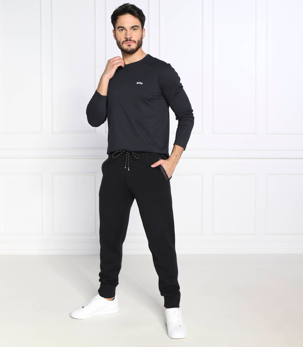 лонгслив togn curved BOSS GREEN - темно-синий(50472551)