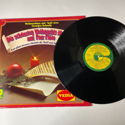 Винтажная виниловая пластинка LP Georges Schmitt Weihnachten Mit Georges Schmitt (Швейцария 1977)