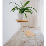 Табурет-стремянка "Конёк" белый