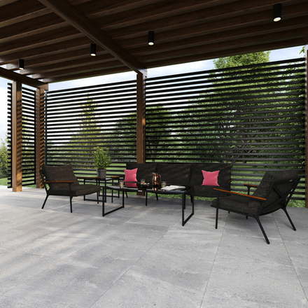 Лаунж зона Ideal Patio ФЕСТА маренго с трехместным диваном