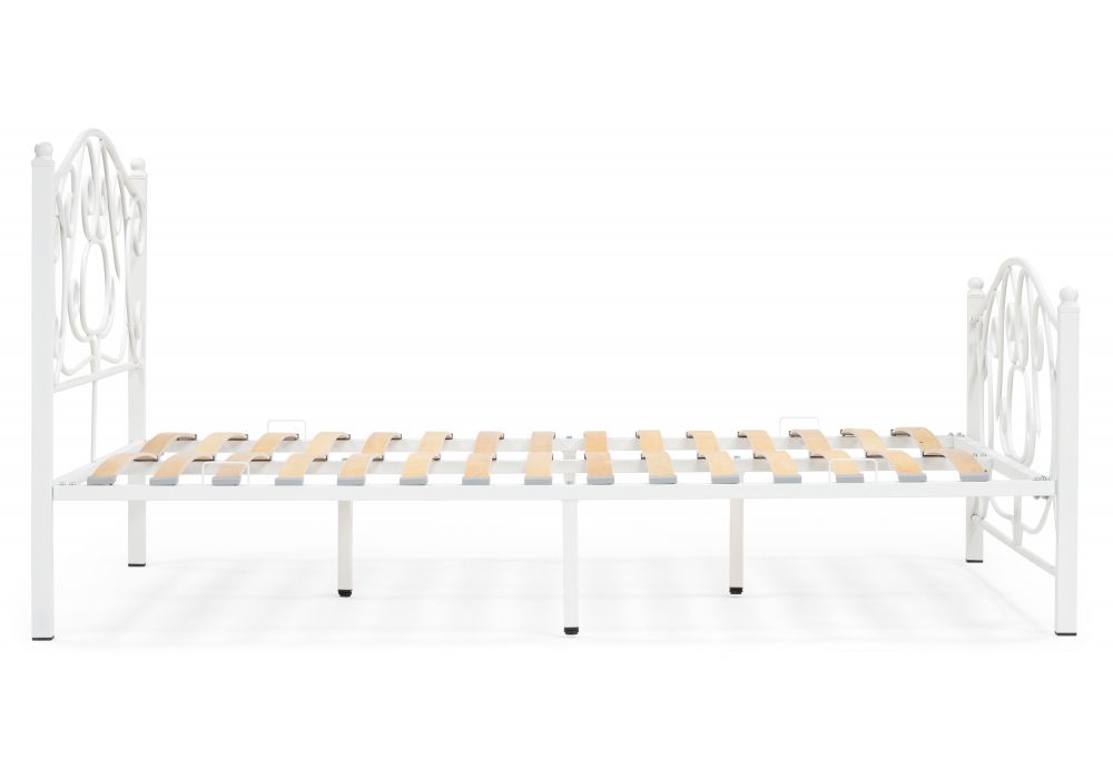 Двуспальная кровать Викси 160х200 белая