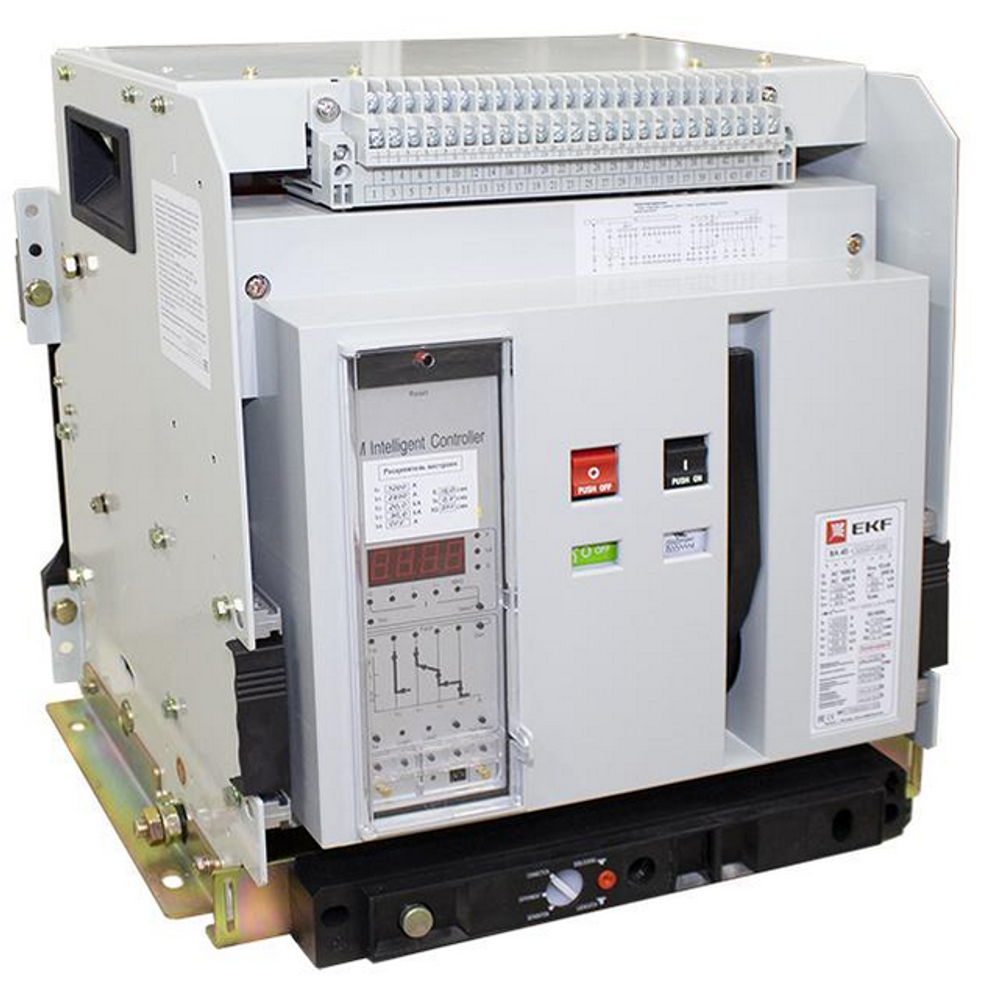 Выключатель автоматический 3п 4000/4000А 80кА ВА-45 PROxima стац. EKF mccb45-4000-4000