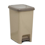 Мусорное ведро с педалью "Слим" 60л капучино