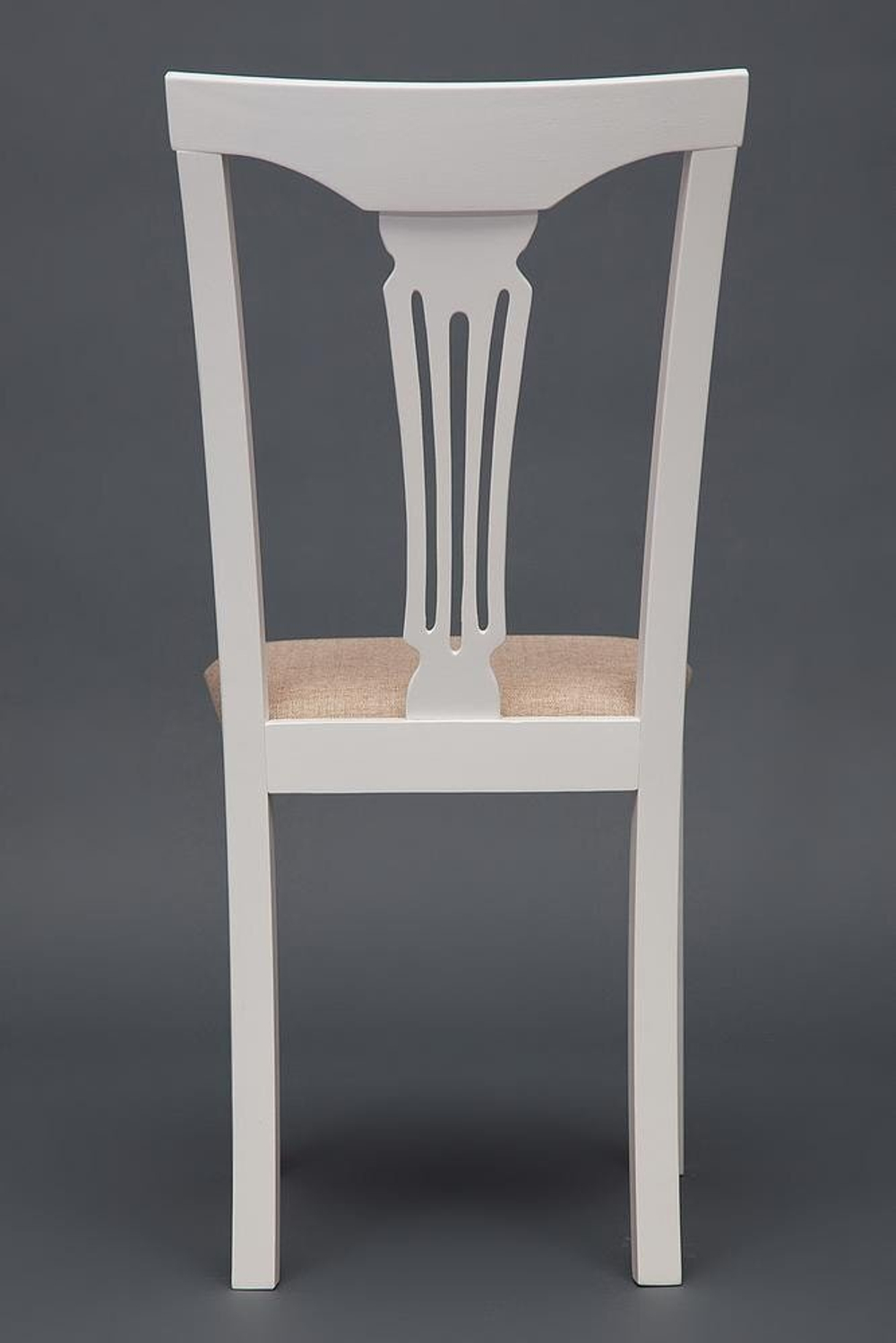 Стул - Гермес/ Hermes дерево гевея, 43х49х94см, butter white, ткань песочная (Jaffy 104-58)