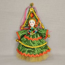 Малая подвесная кукла Ёлочка