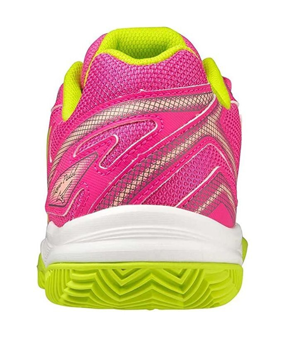 Женские кроссовки для Падел Mizuno Break Shot 4 Padel - fuchsia fedora/acid lime/white