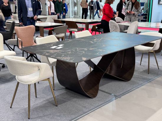 Стол Palermo 240 керамика Versace black