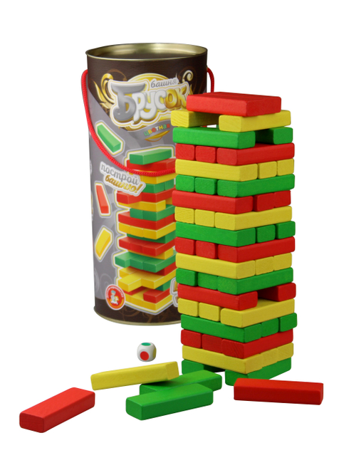 Игра для детей и взрослых Башня "Брусок"
