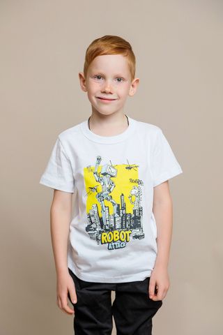 027_БК24 Футболка кор.рукав д/м, белый