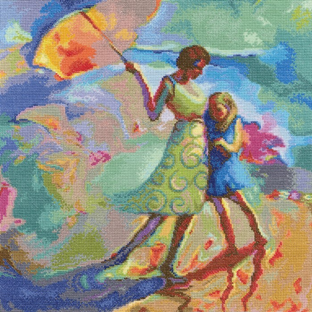 "Морская палитра"-M583 вышивка