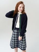 Кардиган бомбер для девочки AT1025 синий