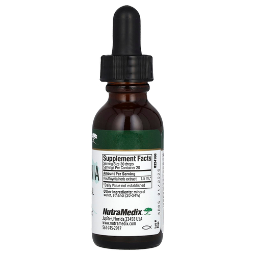 NutraMedix, Houttuynia, поддержка иммунитета и микробов, 30 мл (1 жидк. унц.)
